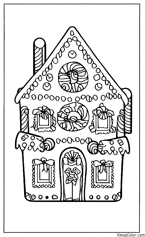 Noël / Activités de Noël à l'intérieur: Faire des maisons de pain d'épice