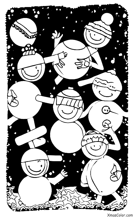 Noël / Activités de Noël en plein air: Bataille de boules de neige