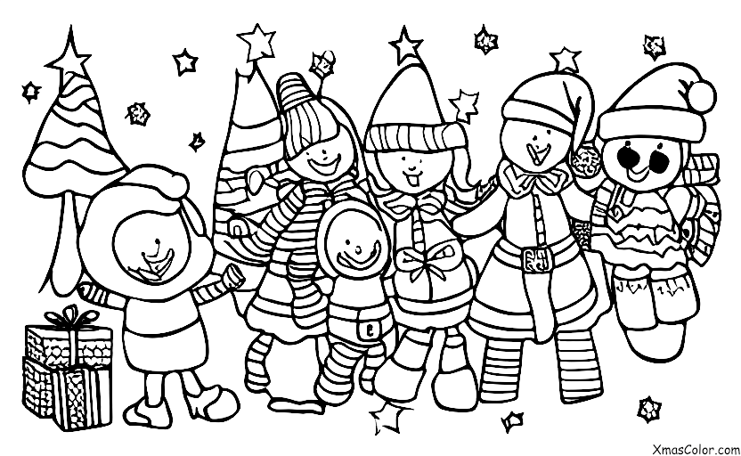 Noël / Activités de Noël en plein air: Décorer le sapin de Noël