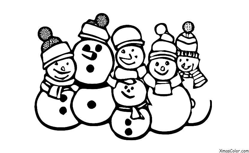 Noël / Activités de Noël en plein air: Faire un bonhomme de neige