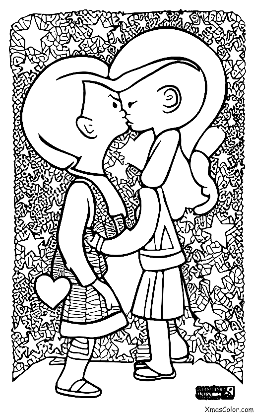 Noël / Amour: Un baiser de Noël