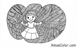 Noël / Anges de neige: Un ange de neige