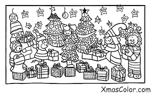 Noël / Avent: Calendrier de l'Avent avec des jours numérotés jusqu'à Noël