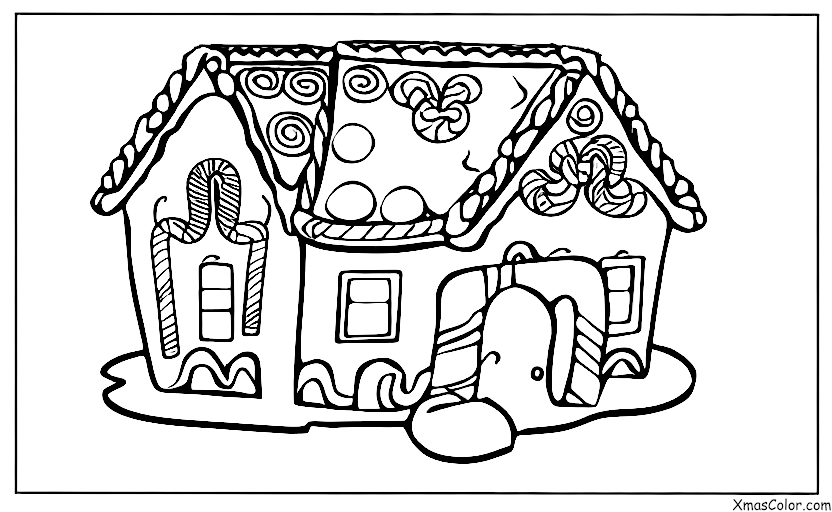 Noël / Avent: Une maison en pain d'épice