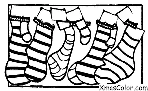 Noël / Bas de Noël: Bâtonnets de pâte d'amande