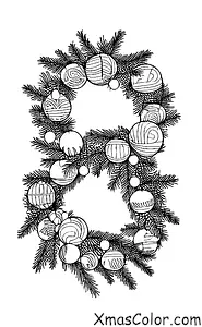 Noël / Bas de Noël: Couronne