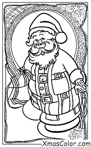 Noël / Bas de Noël: Père Noël