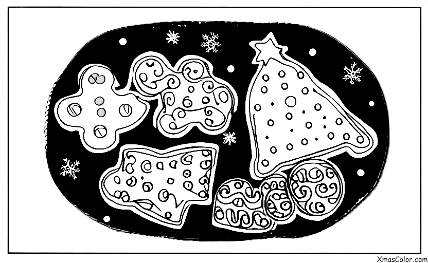 Noël / Biscuits de Noël: Biscuits et lait de Noël