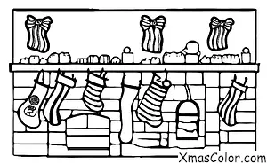 Noël / Bonbons: Un bas de Noël plein de bonbons