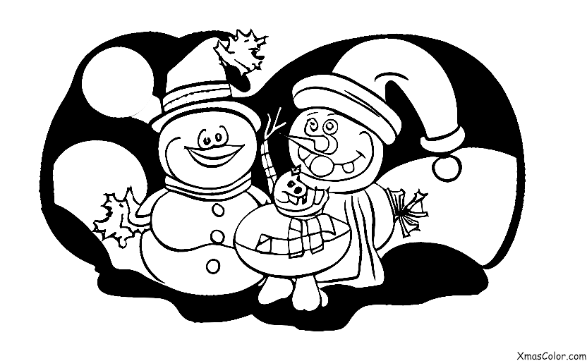 Noël / Bonhomme de neige pas gentil: Frosty le bonhomme de neige et les animaux