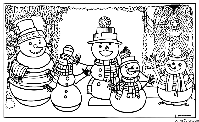 Noël / Bonhomme de neige: Le bonhomme de neige au pays des merveilles d'hiver