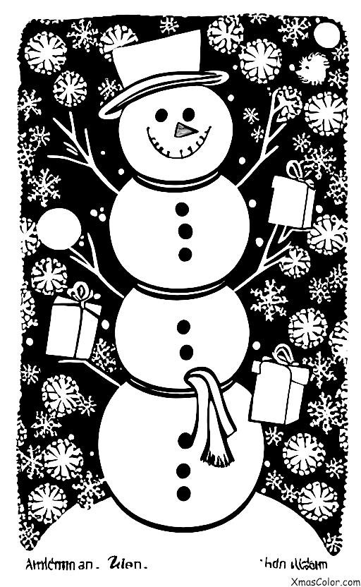 Noël / Bonhomme de neige: Le bonhomme de neige fond