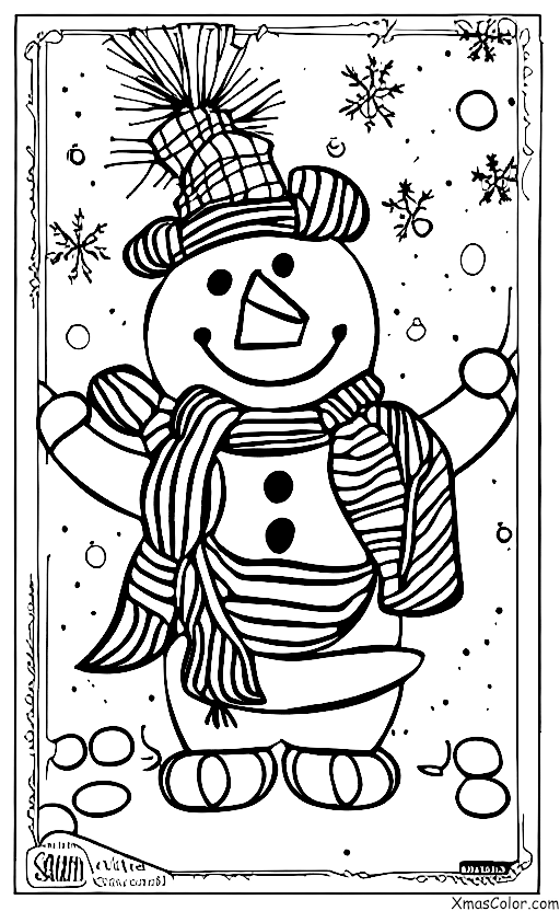 Noël / Bonhomme de neige: Un bonhomme de neige triste