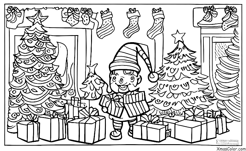 Noël / Bourdon: La bourdonnement livrer des cadeaux