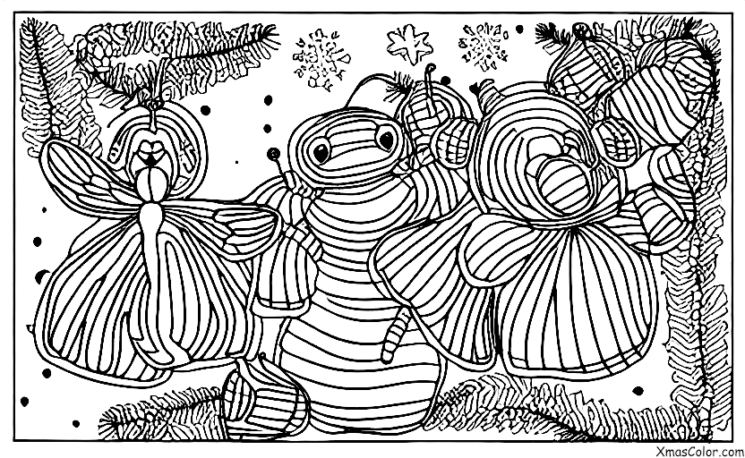 Noël / Bourdon: Une ruche d'abeilles