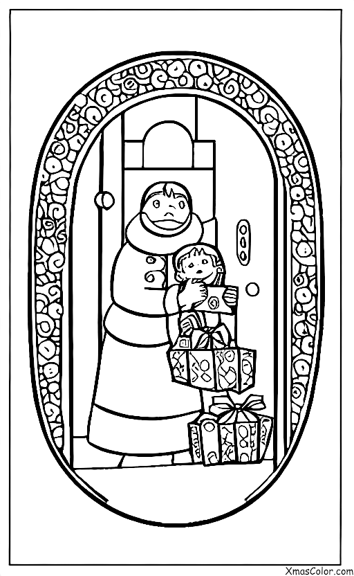 Noël / Chants de Noël: Des groupes d'enfants qui vont de maison en maison pour chanter