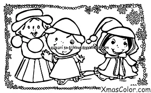 Noël / Cloches de traîneau: Un enfant qui sonne une cloche de traîneau