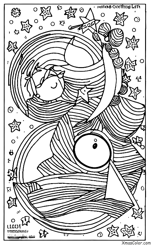 Noël / Comete: Comète et étoile du Nord