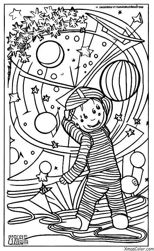 Noël / Comete: Comètes et étoiles filantes