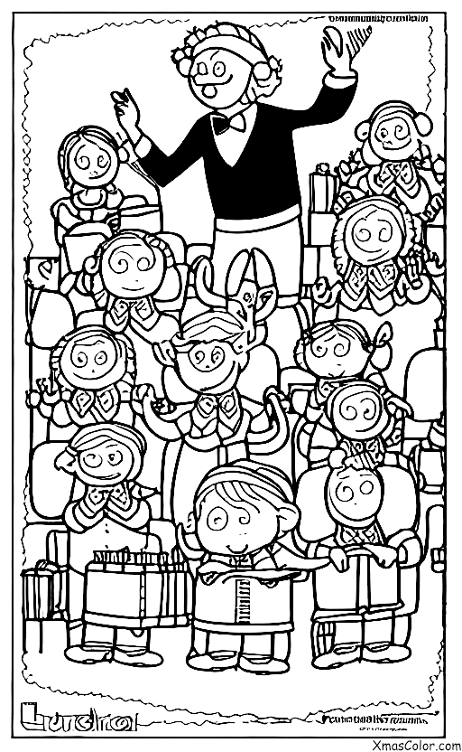 Noël / Concerts de Noël: Une orchestre jouant de la musique des fêtes