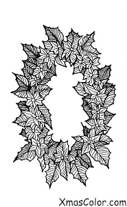 Noël / Couronnes de Noël: Un couronnes de poinsettias