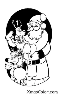 Noël / Dancer: Prancer et le Père Noël