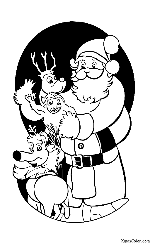 Noël / Dancer: Prancer et le Père Noël