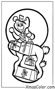 Noël / Dancer: Prancer livre des cadeaux aux enfants