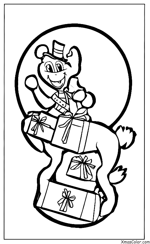 Noël / Dancer: Prancer livre des cadeaux aux enfants