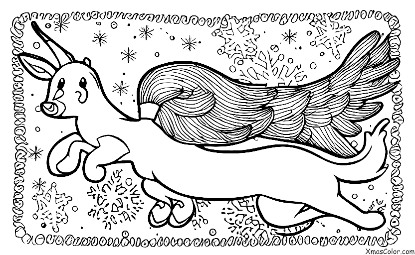 Noël / Dancer: Prancer volant