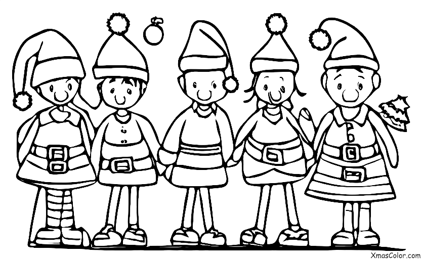 Noël / Défilés de Noël: Gens