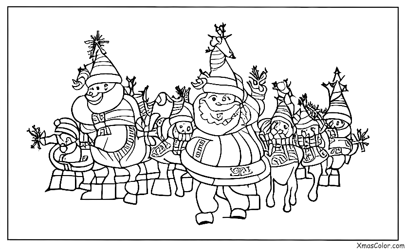 Noël / Défilés de Noël: Le défilé du Père Noël à Paris