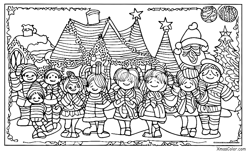 Noël / Défilés de Noël: Un char avec des tambours de Noël