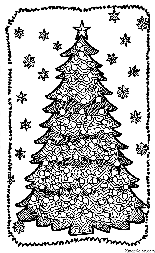 Noël / Differentes manières de décorer un sapin de Noël: Un sapin de Noël avec un thème différent