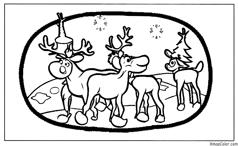 Noël / Donner: Donner et ses amis rennes