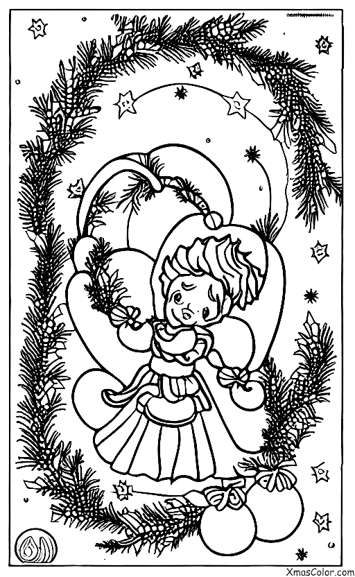 Noël / Écoute! Les anges annoncent: Une couronne de Noël