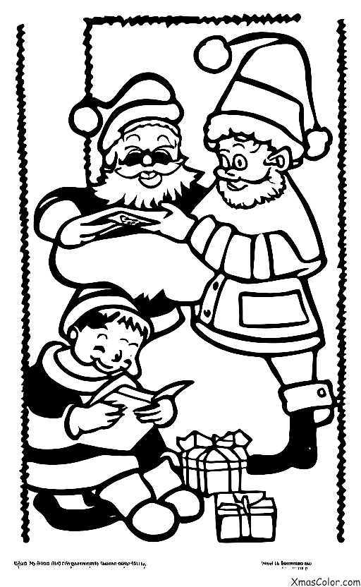 Noël / Écrire des lettres à papa Noël: Père Noël a répondu à une lettre d'enfant