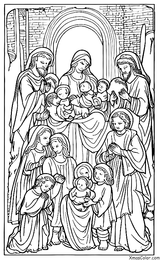 Noël / Église: Crèche de Noël