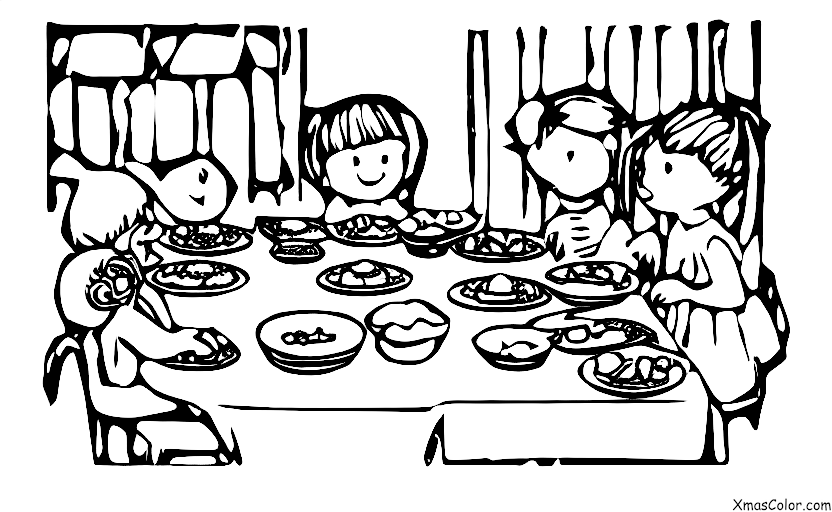 Noël / Église: Dîner de Noël