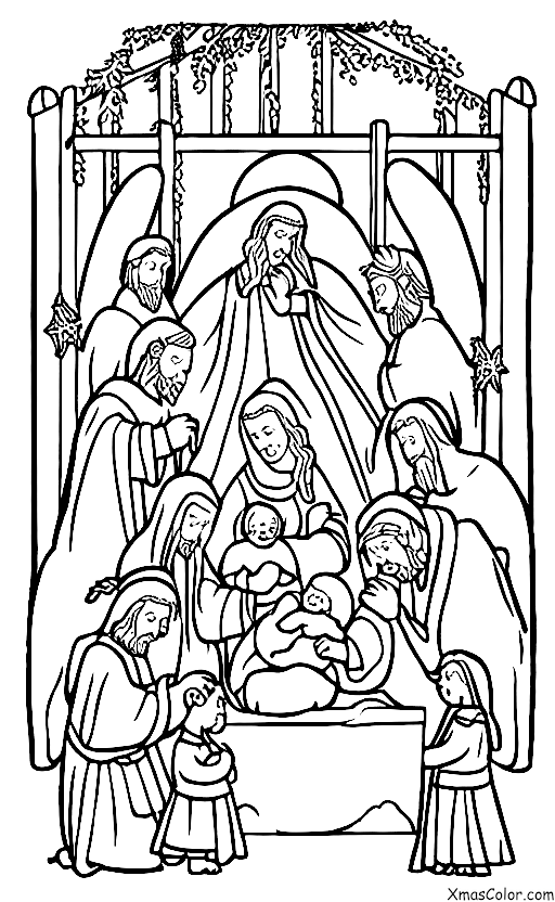 Noël / Église: La crèche
