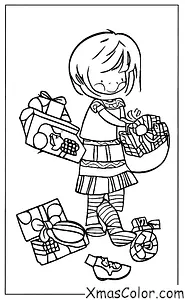 Noël / Enfants: Un enfant qui joue avec ses nouveaux jouets