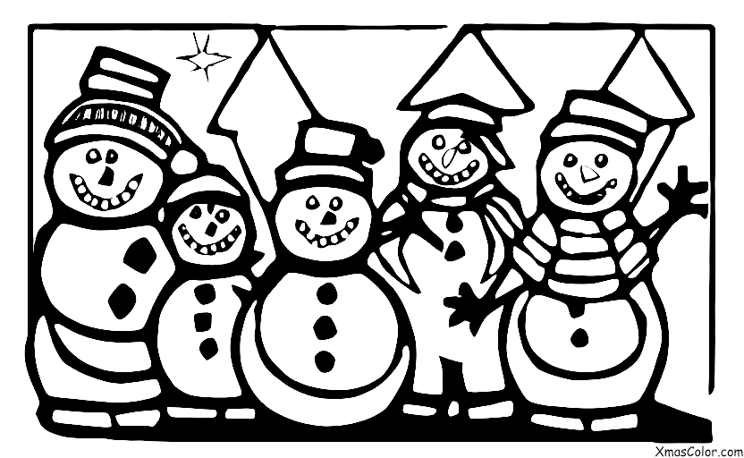 Noël / Espoir: Bonhomme de neige