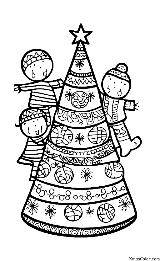 Noël / Espoir: Une famille rassemblée autour du sapin de Noël