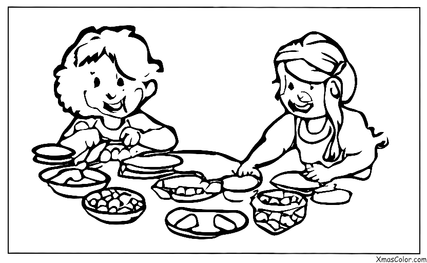 Noël / Faire des biscuits de Noël: Ajout des ingredients