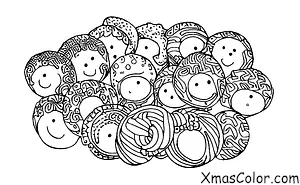 Noël / Faire des biscuits de Noël: Décorer les gâteaux
