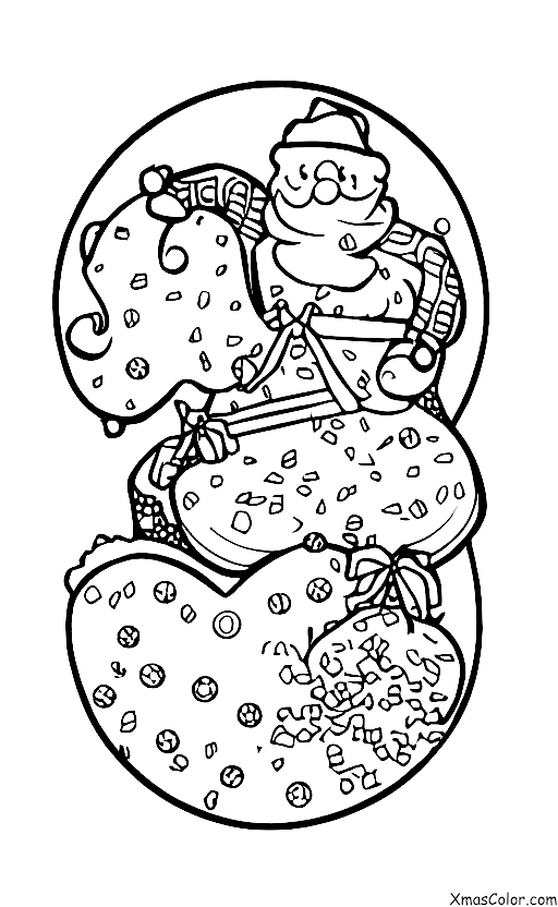 Noël / Faire des biscuits de Noël: Faire des biscuits de Noël pour le père Noël
