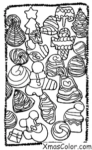 Noël / Faire des biscuits de Noël: Faire des biscuits de Noël sucrés
