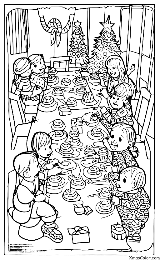 Noël / Fêtes des vacances: Une fête des fêtes avec les enfants