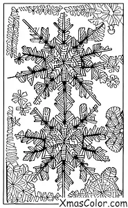 Noël / Flocons de neige: Un seul flocon de neige