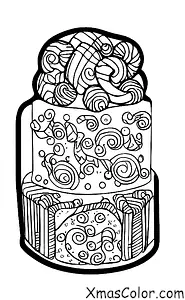 Noël / Gâteau de Noël: Un gâteau de Noël